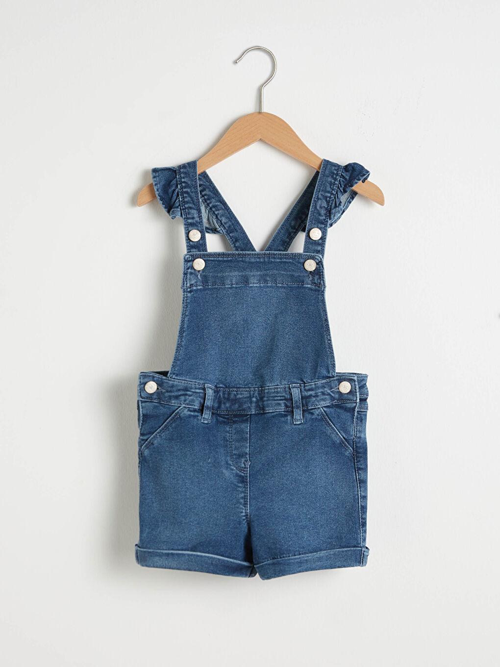 Salopette en jean pour bébé fille