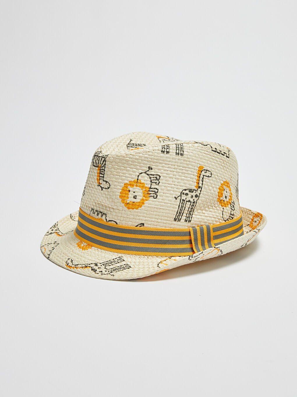LCW baby Patterned Baby Boy Straw Hat -S16294Z1-FDU