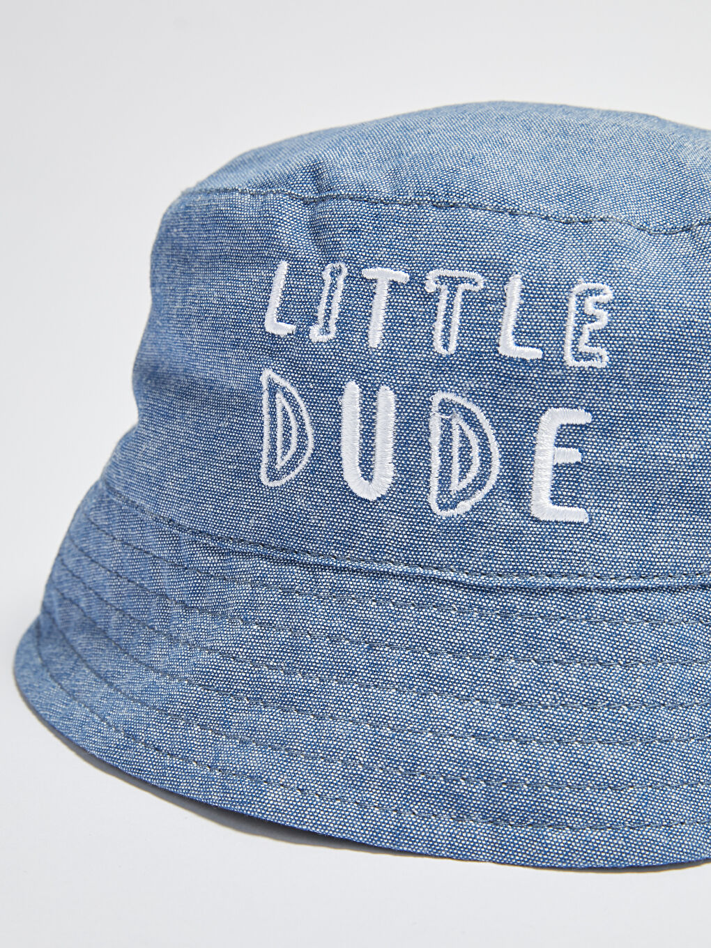 قبعة دلو قطنية للأولاد الرضع بطبعة حروف-3