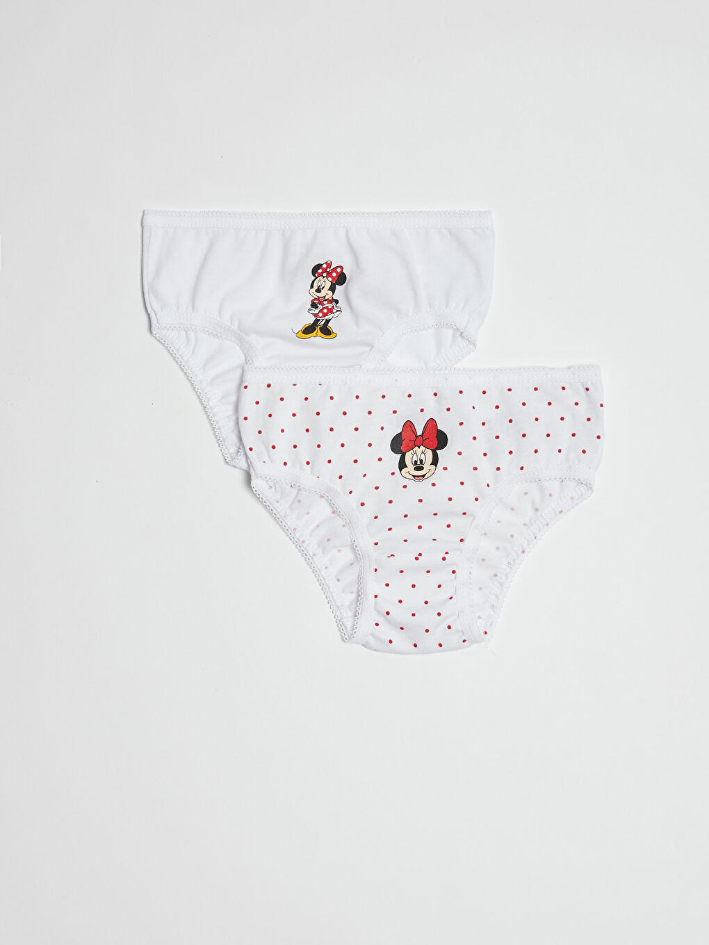 LCW baby Minnie Mouse Printed Cotton Baby Girl Panties 2 Pieces -S16457Z1-E5X