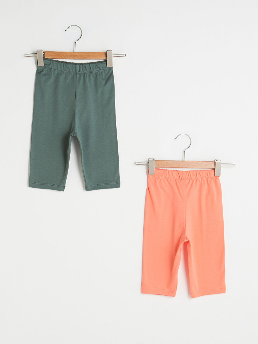 LCW baby Elastic Waist Cotton Baby Girl Pajama Bottoms 2-Pack -S16464Z1-HBA