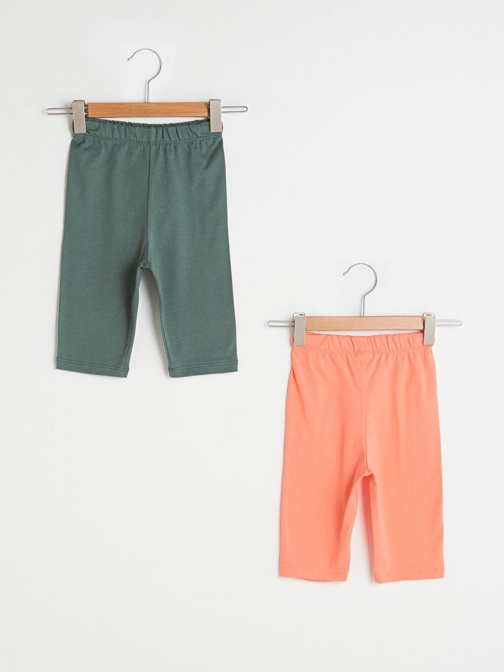 LCW baby Elastic Waist Cotton Baby Girl Pajama Bottoms 2-Pack -S16464Z1-HBA