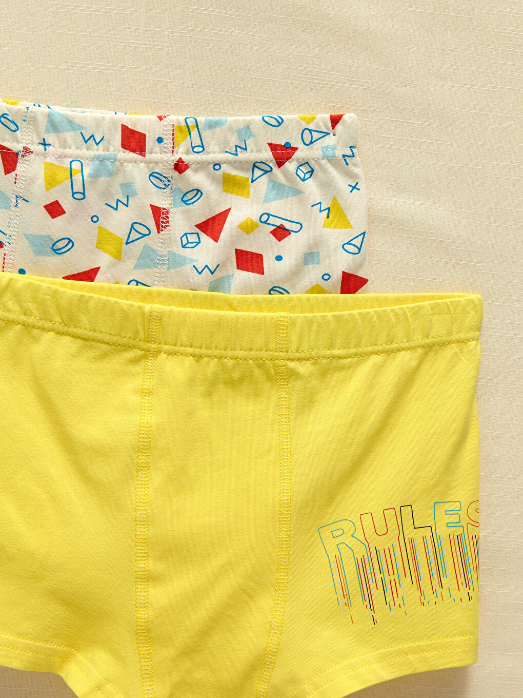 Printed Boys Boxer Trunks 2 Pack-2