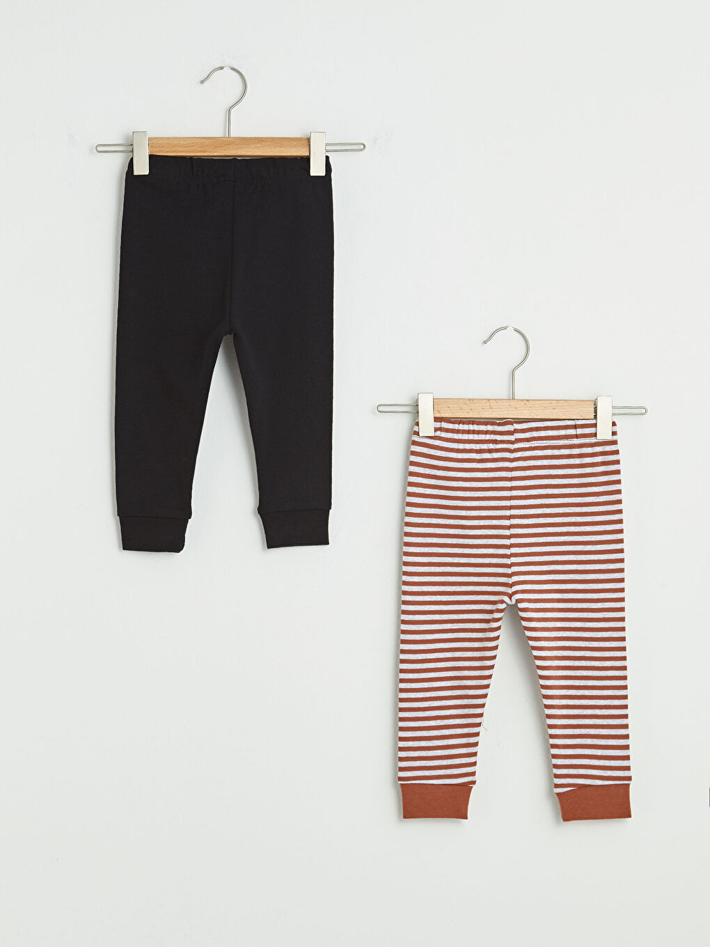 Пижамные брюки для малышей мальчиков с эластичным поясом, 2 упаковки-3