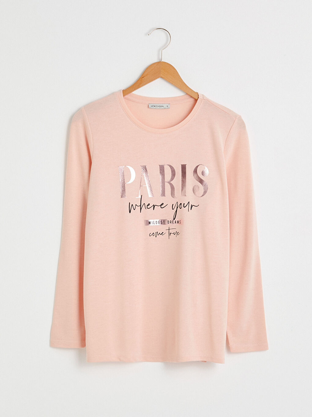 Футболка с круглым вырезом и принтом-слоганом-5