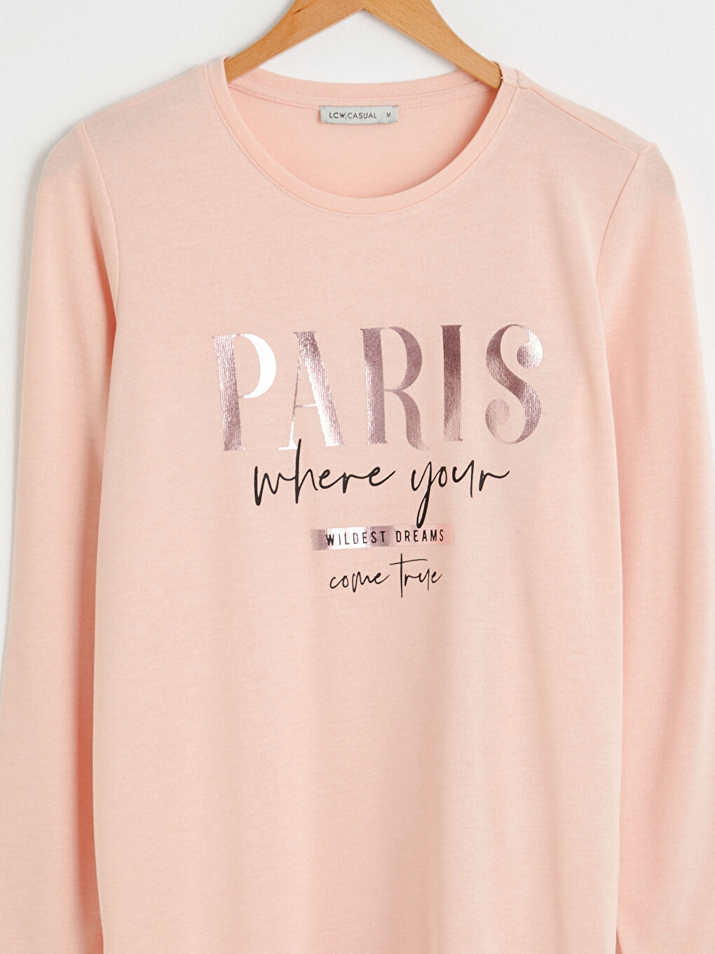 Футболка с круглым вырезом и принтом-слоганом-7