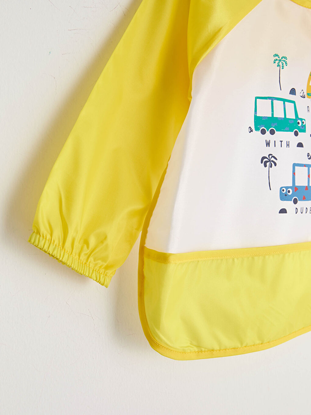 LCW baby Crew Neck Long Sleeve Printed Baby Boy Painting Bib -S16730Z1-G1Z