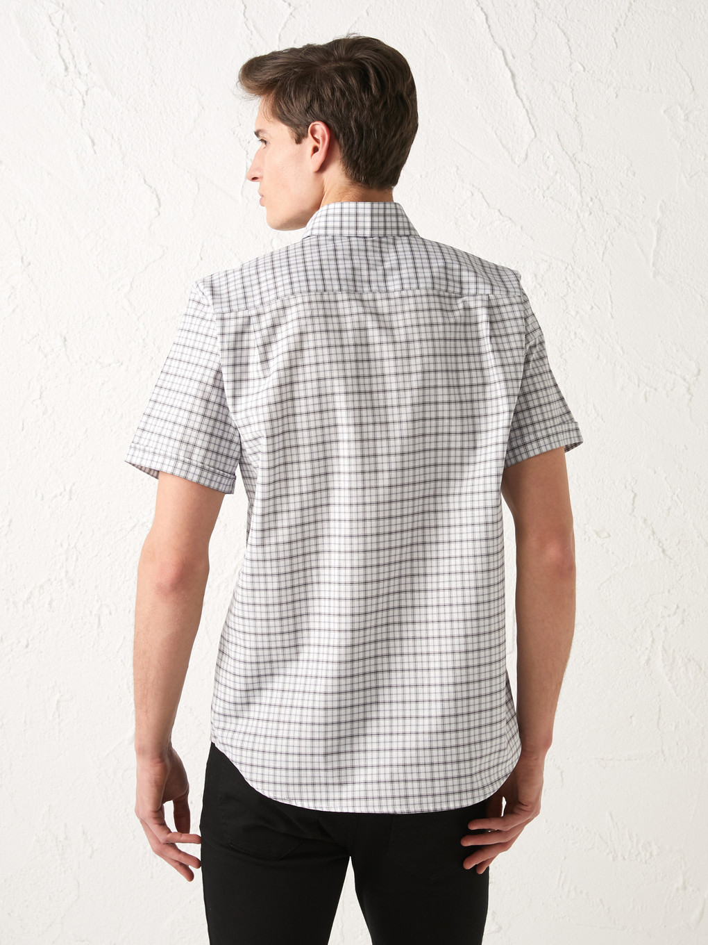 Mavi Regular Fit Kısa Kollu Oxford Erkek Gömlek-4