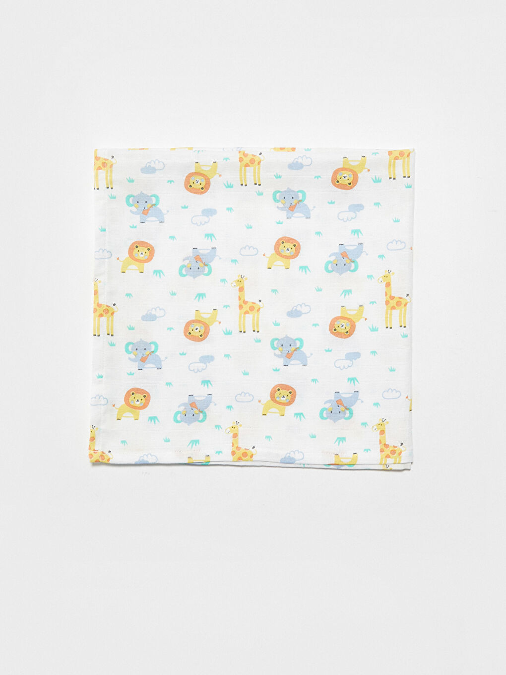 Lot de 2 Châles Mousseline Imprimés pour Garçon Bébé-1