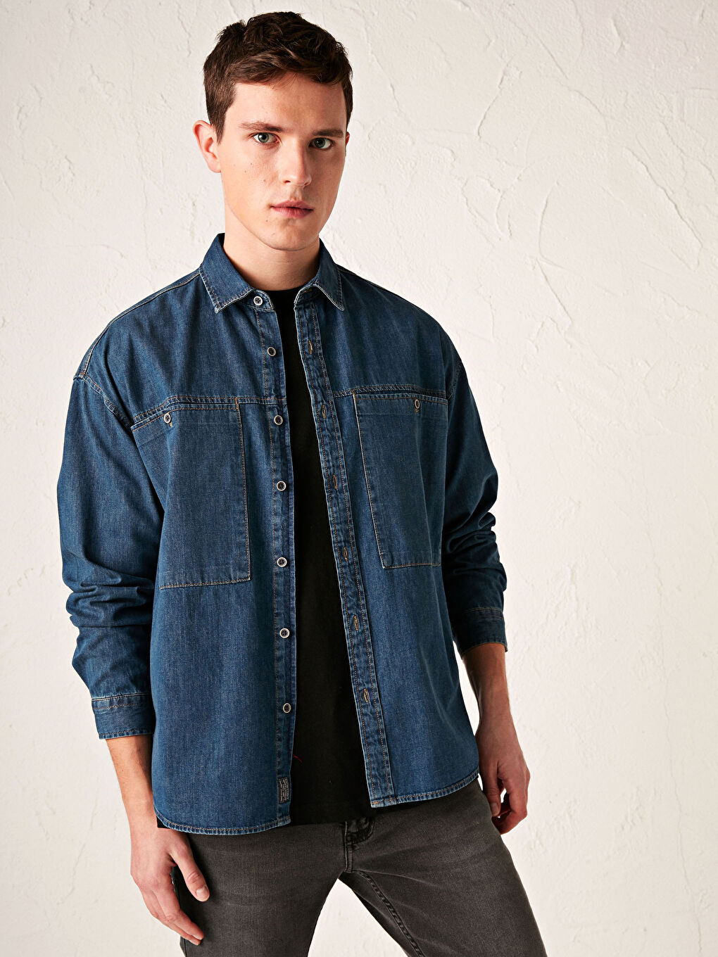 Oversize Jean Shirt -S16881Z8-H45