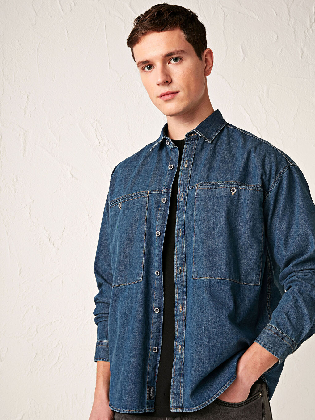 Oversize Jean Shirt -S16881Z8-H45
