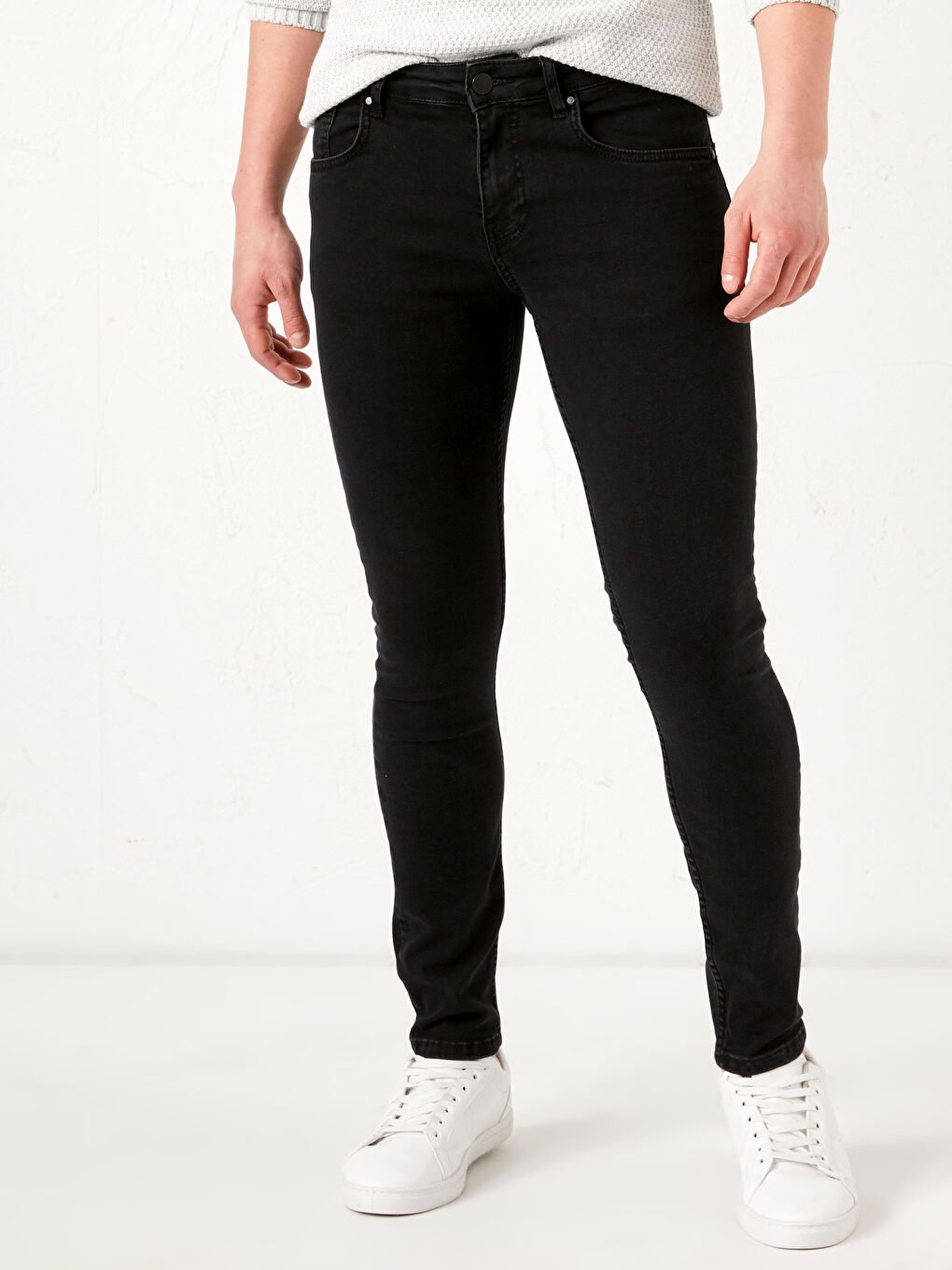 Siyah 760 Skinny Fit Erkek Jean Pantolon-2