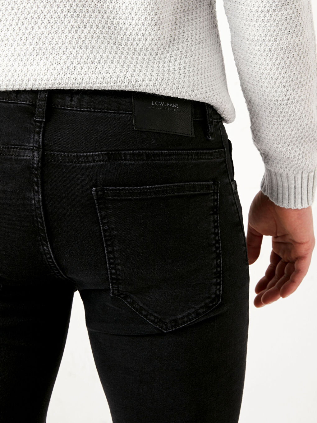 Siyah 760 Skinny Fit Erkek Jean Pantolon-3