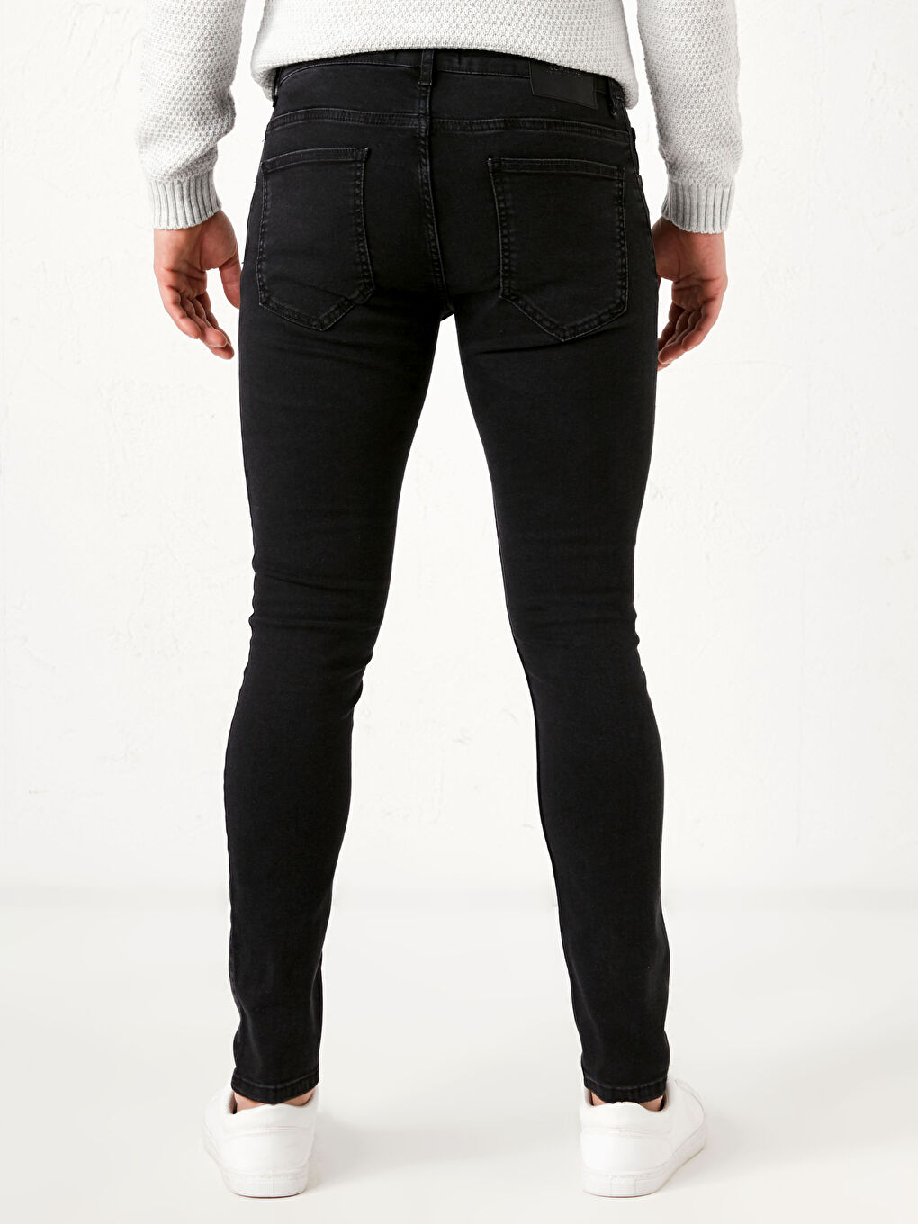 Siyah 760 Skinny Fit Erkek Jean Pantolon-4