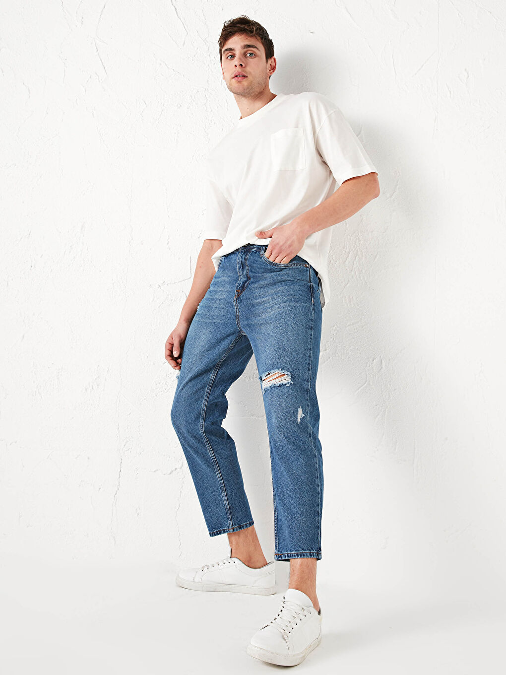 İndigo 710 Loose Fit Erkek Jean Pantolon-1