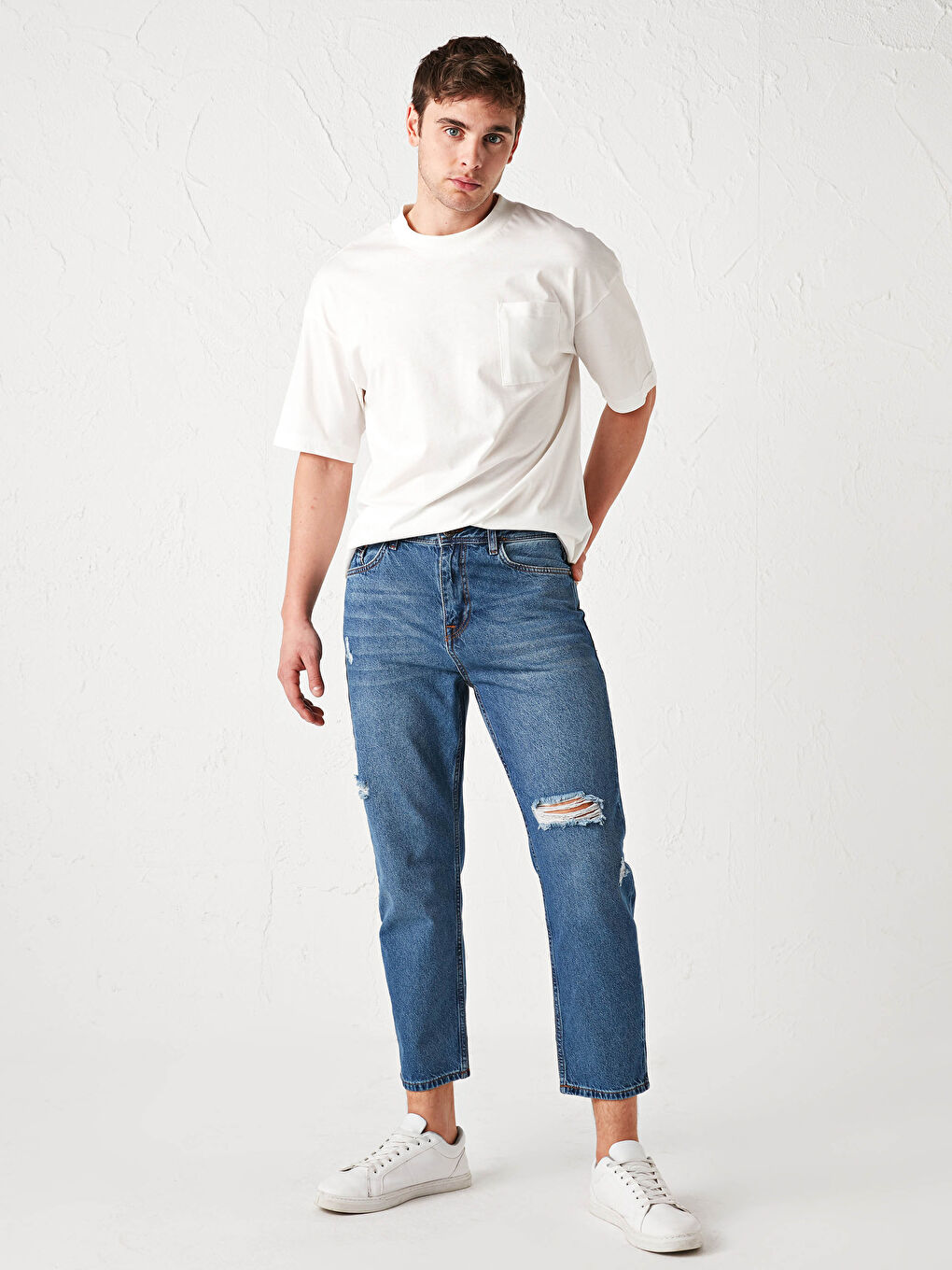 İndigo 710 Loose Fit Erkek Jean Pantolon-2