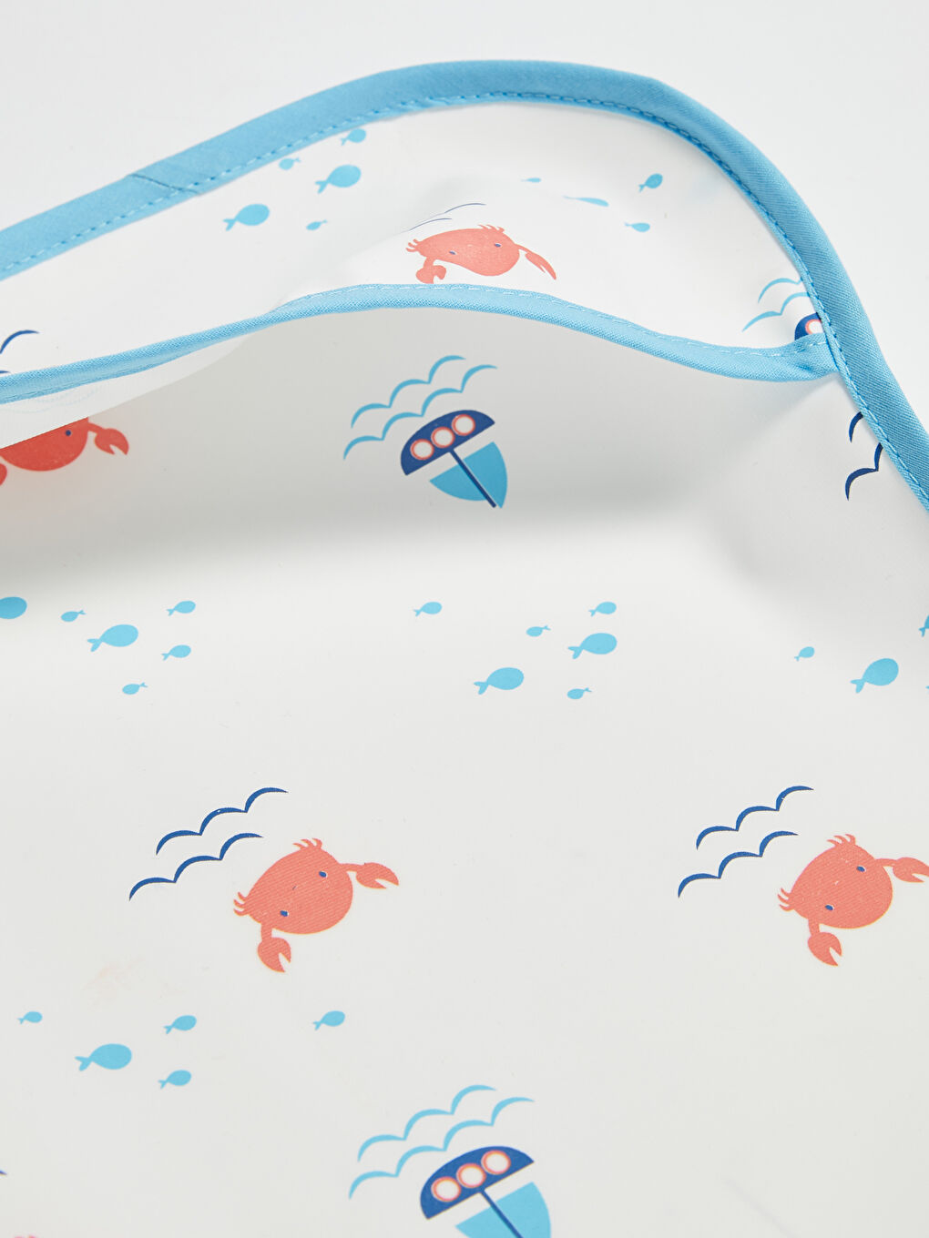 Baskılı Erkek Bebek Mama Önlüğü-1