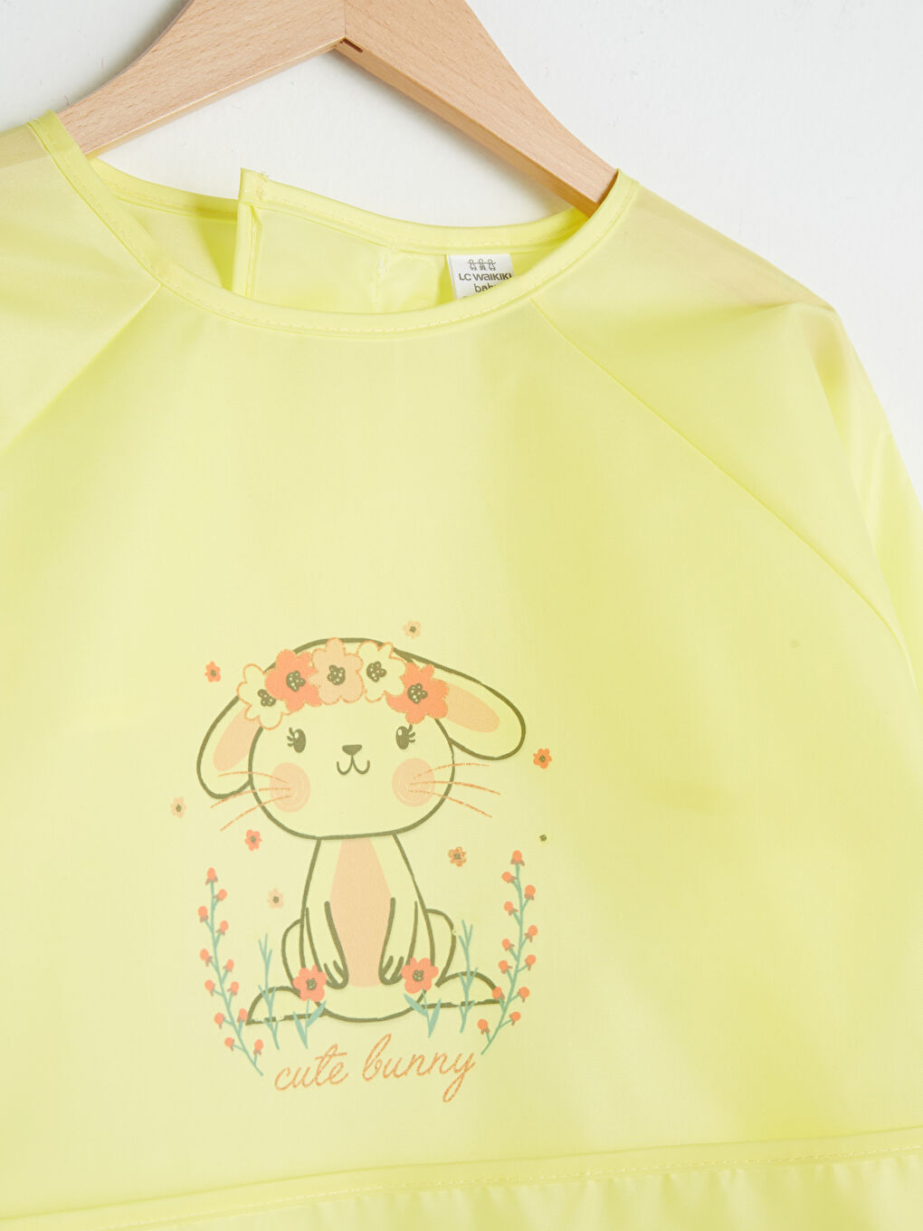 Фартук для рисования с круглым вырезом, длинными рукавами и принтом для малышей-2