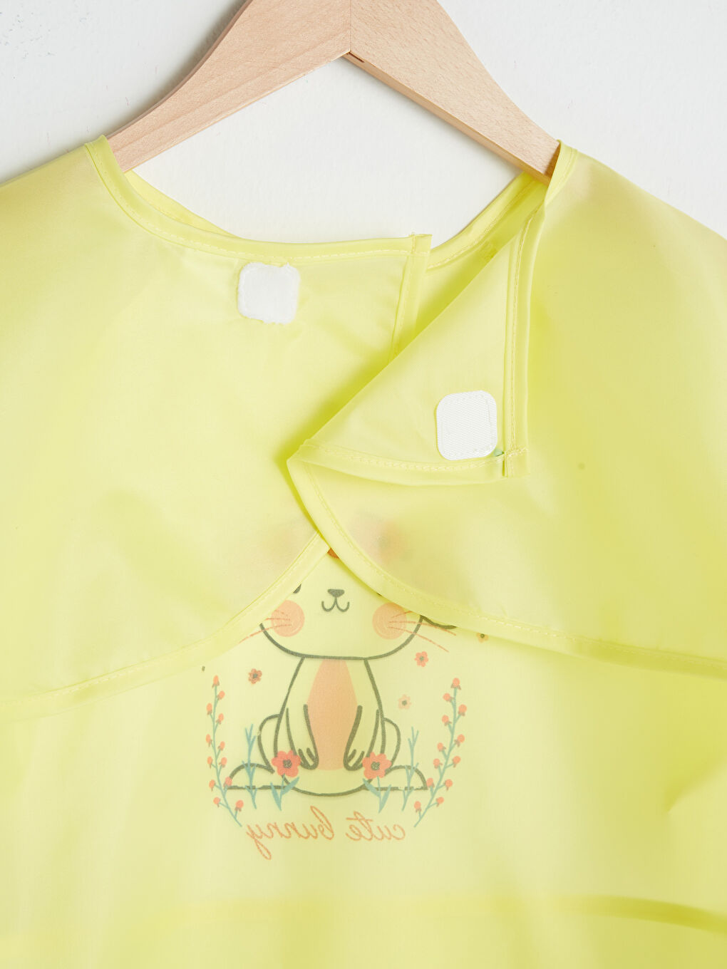 Фартук для рисования с круглым вырезом, длинными рукавами и принтом для малышей-3