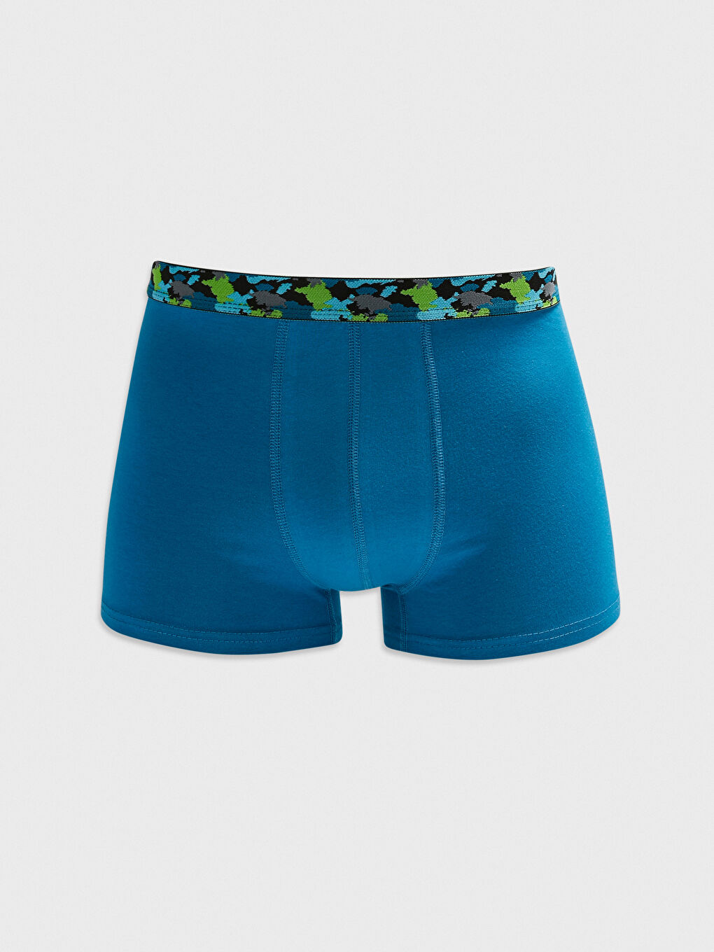 Siyah Standart Kalıp Pamuklu Esnek Erkek Boxer 3'lü-3