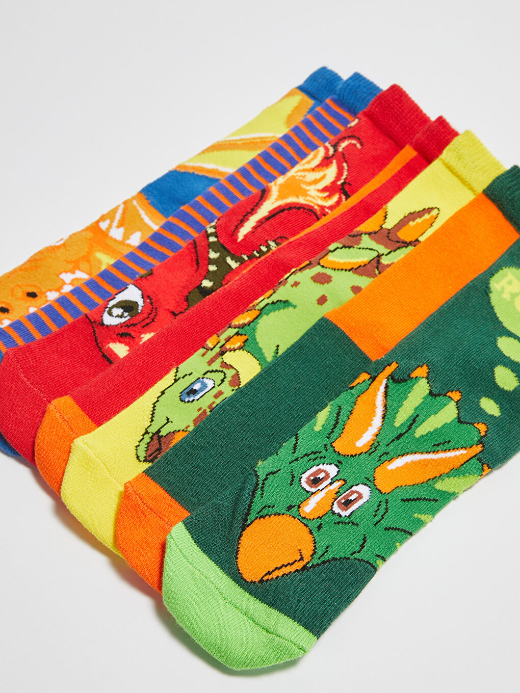 Patterned Boys' Ankle Socks 7 Pack-2