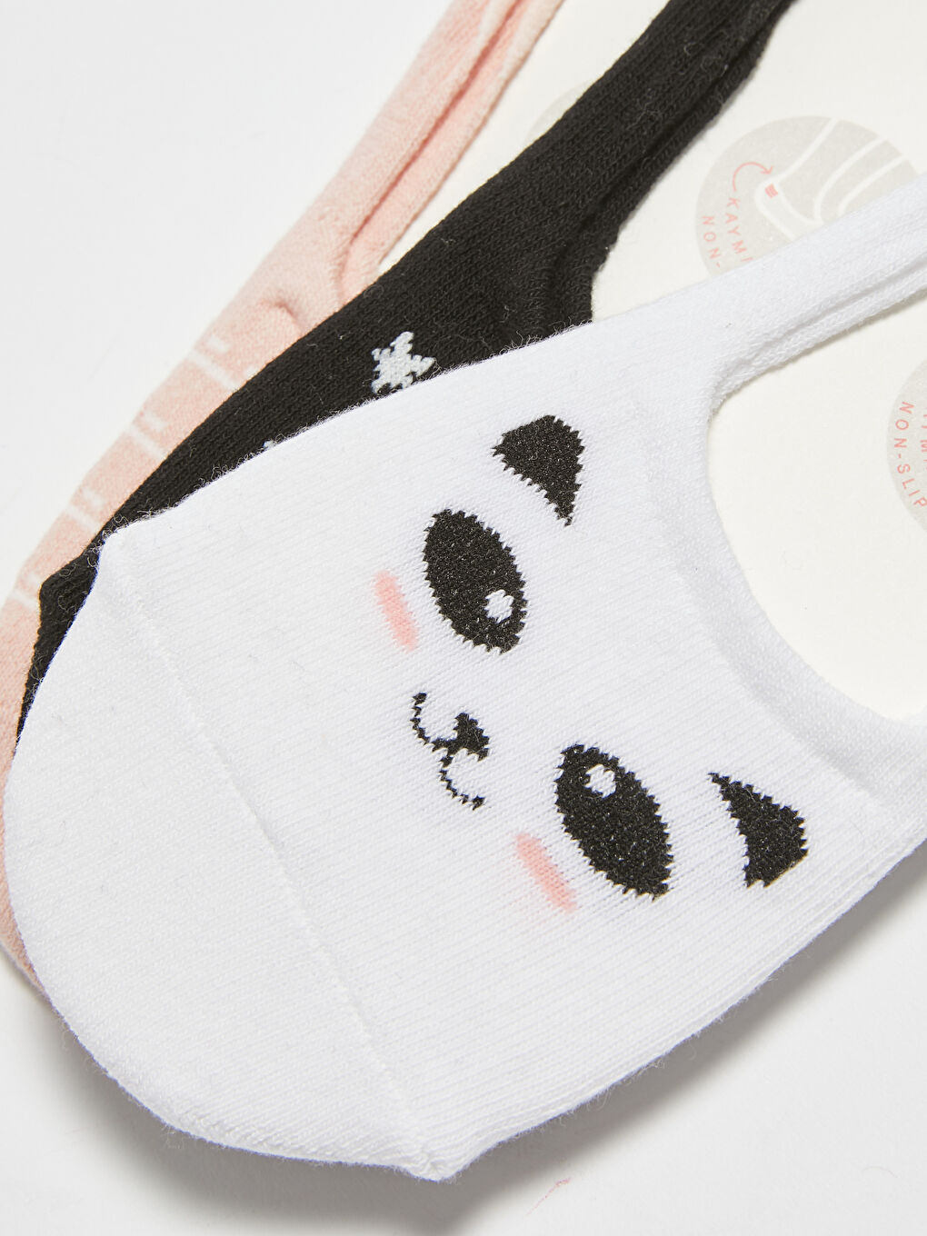 Patterned Cotton Women's Ballet Socks 3 Pack-2