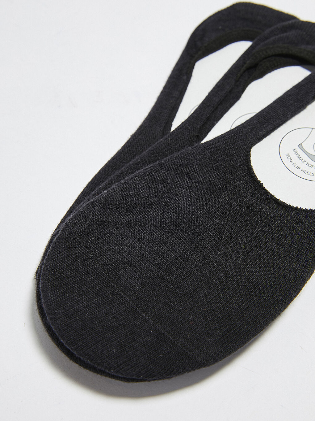 Chaussettes Ballerines Unies en Coton pour Femmes Lot de 3-2