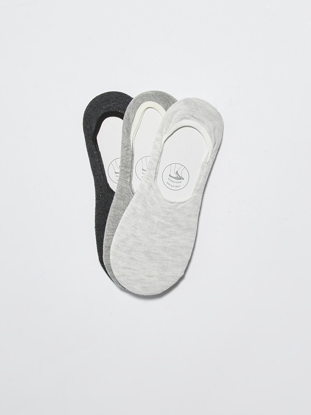 Plain Cotton Women's Ballet Socks 3 Pack