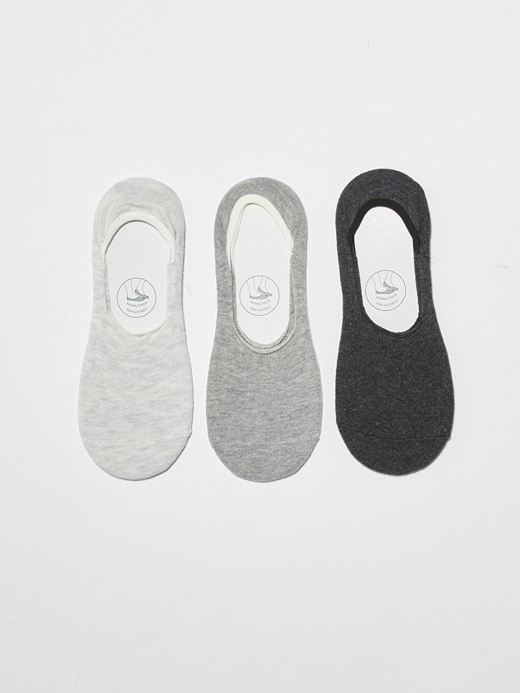 Plain Cotton Women's Ballet Socks 3 Pack-1