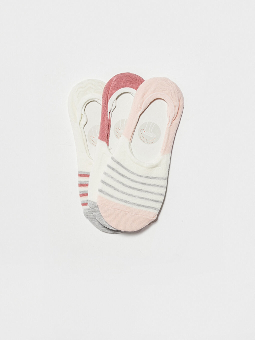 Patterned Cotton Women's Ballet Socks 3 Pack-1