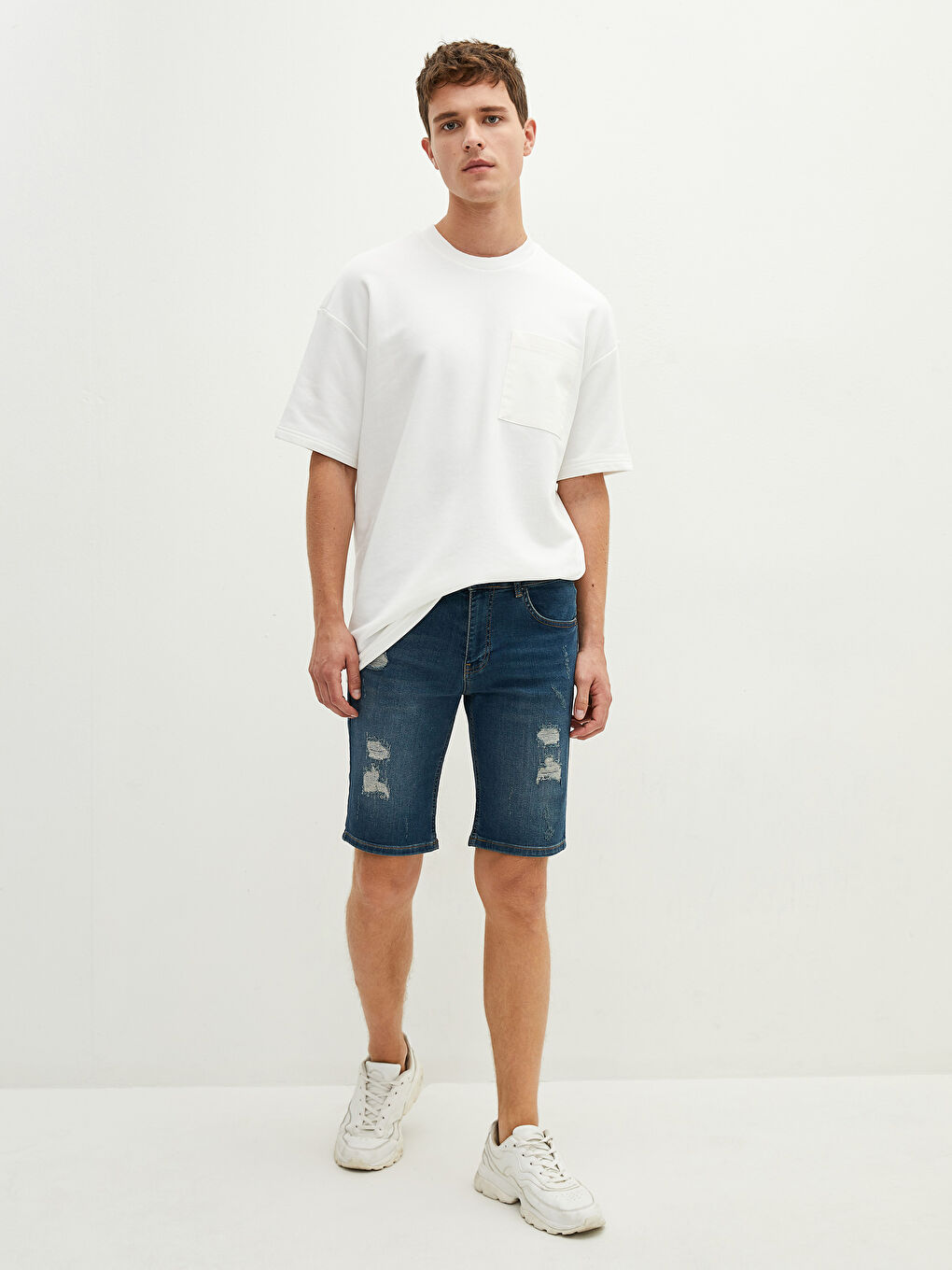 LCW Jeans Skinny Fit Men's Denim Shorts -S17180Z8-333