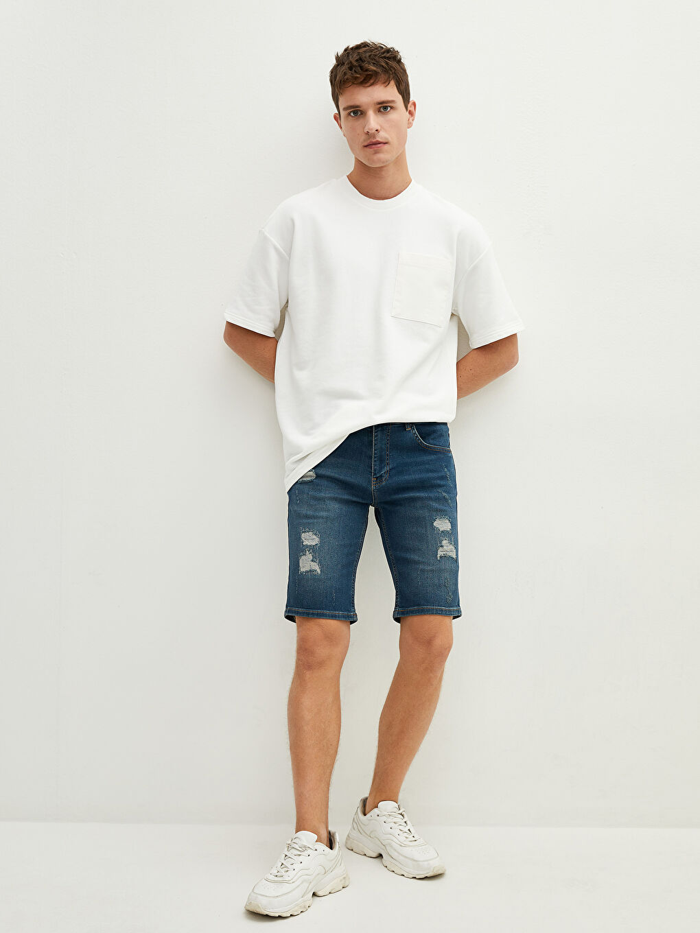 LCW Jeans Skinny Fit Men's Denim Shorts -S17180Z8-333