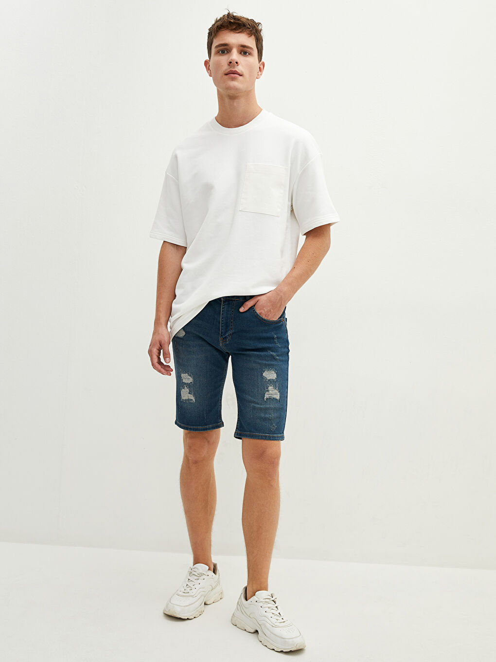 LCW Jeans Skinny Fit Men's Denim Shorts -S17180Z8-333
