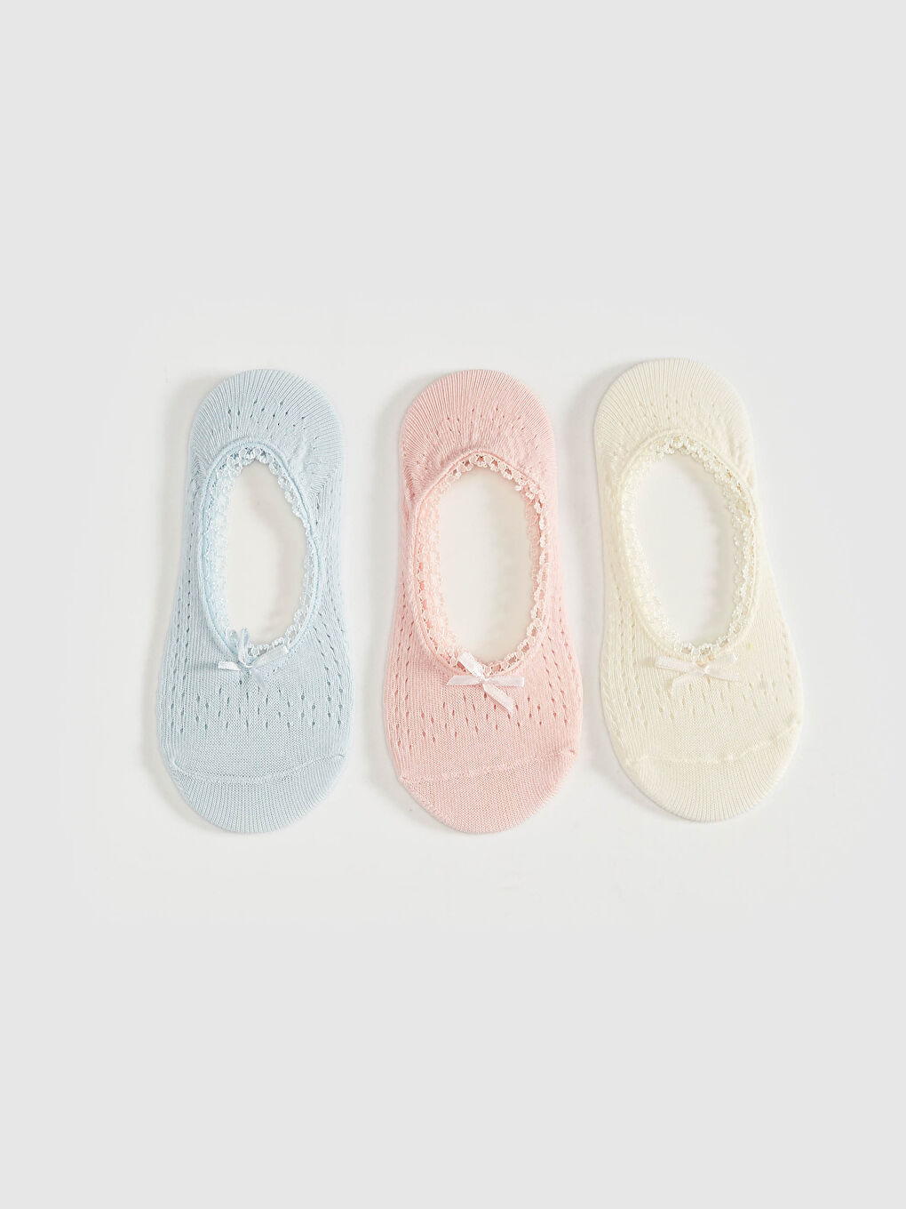 Patterned Cotton Women's Ballet Socks 3 Pack-1