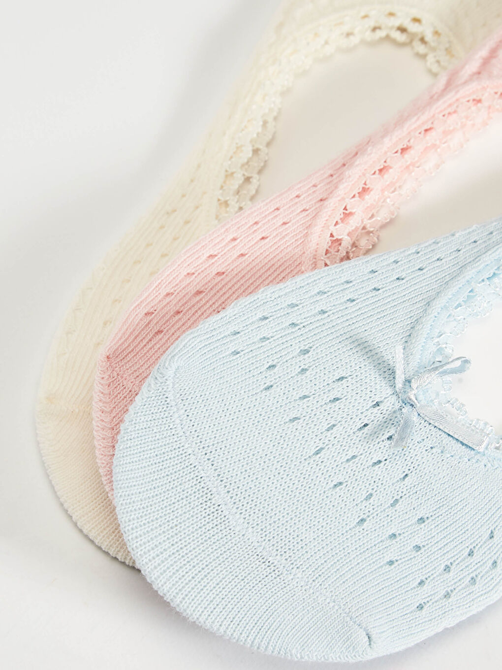 Patterned Cotton Women's Ballet Socks 3 Pack-2