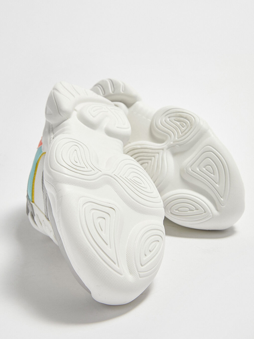 Gri Kadın Kalın Taban Sneaker Ayakkabı-4