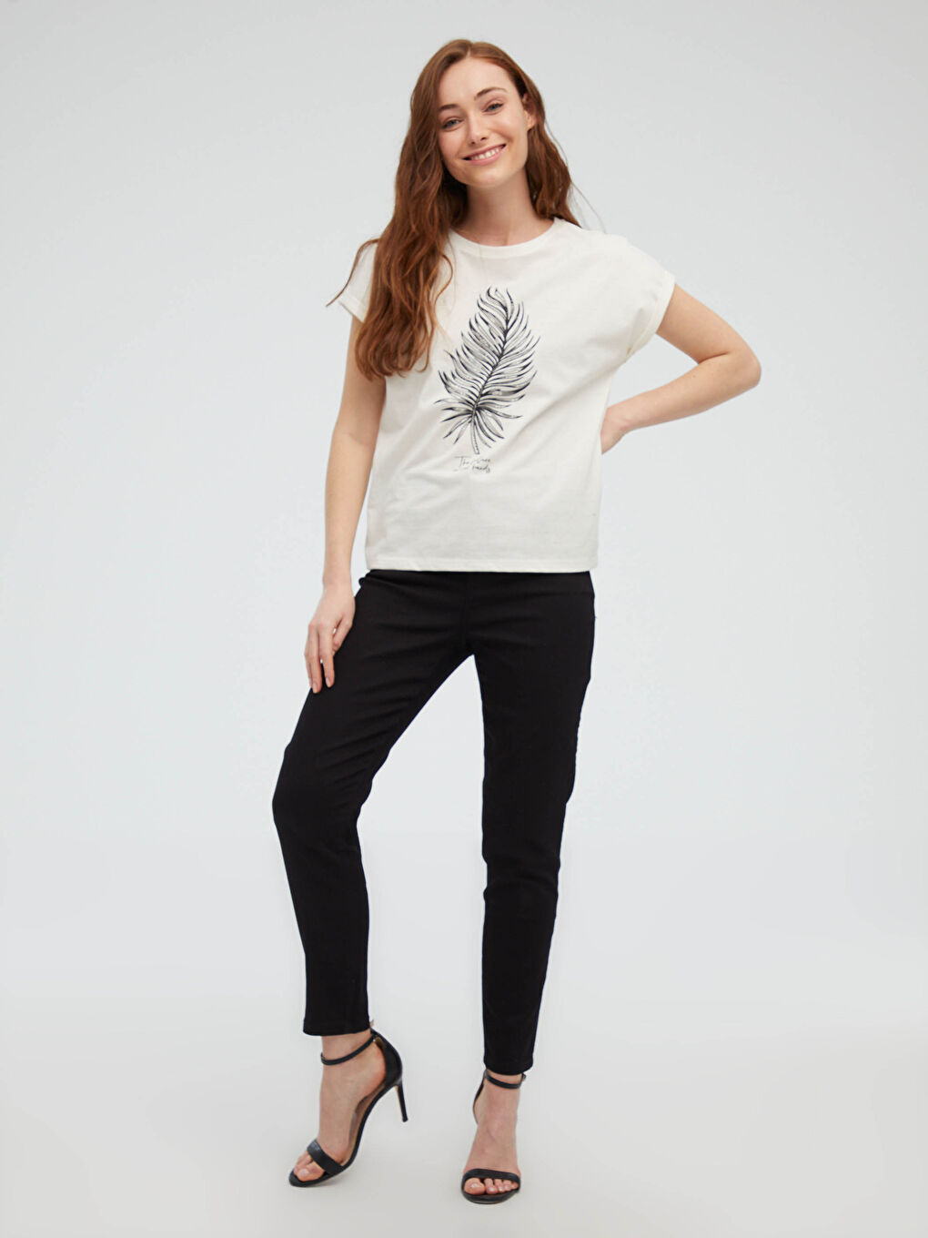 Pantalon en gabardine taille normale-9