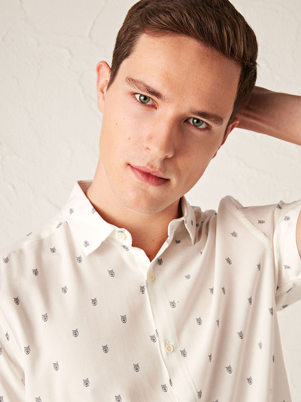 Slim Fit Short Sleeve Shirt-2