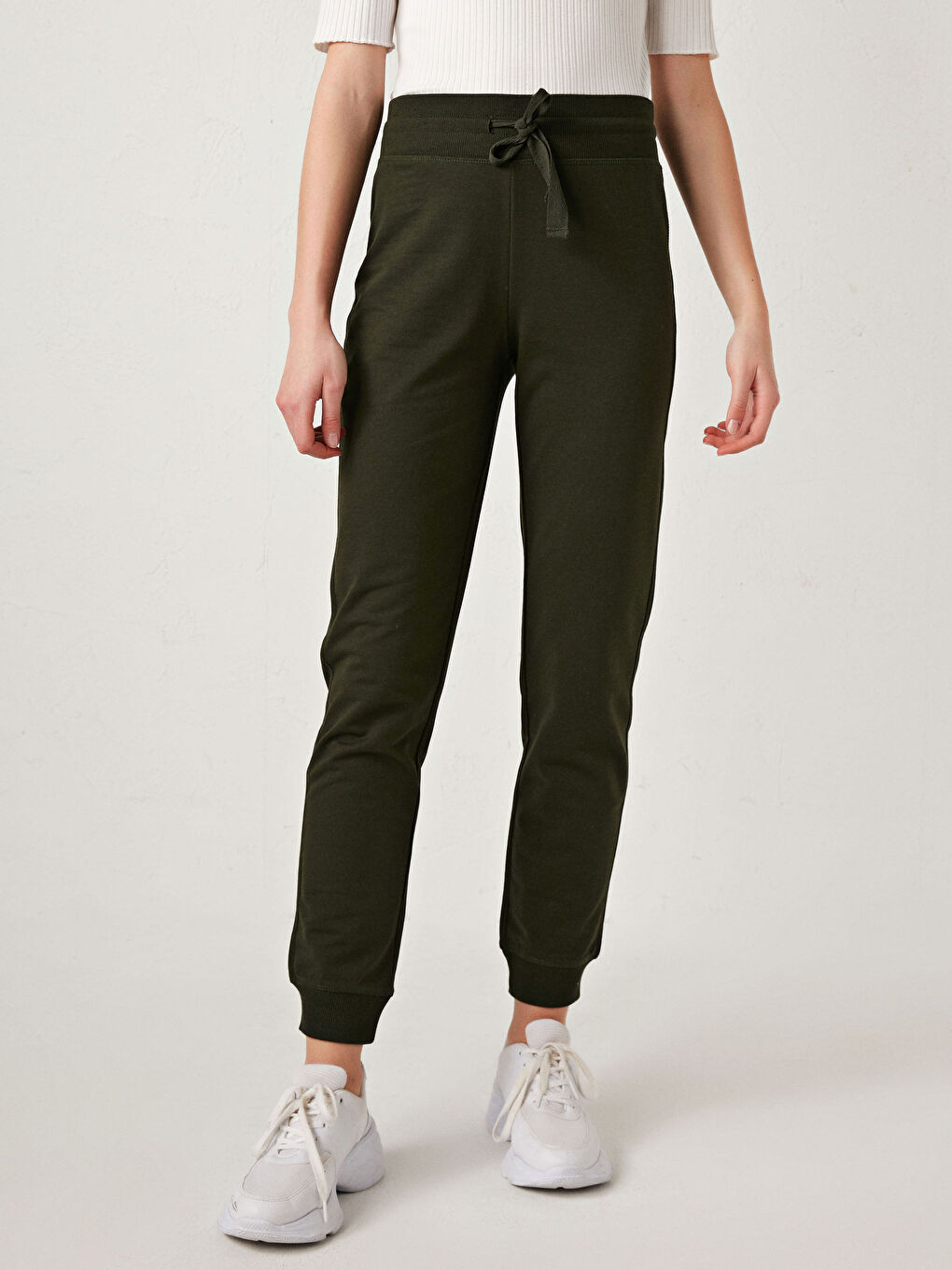 بنطلون رياضي بخصر مرن للسيدات-3