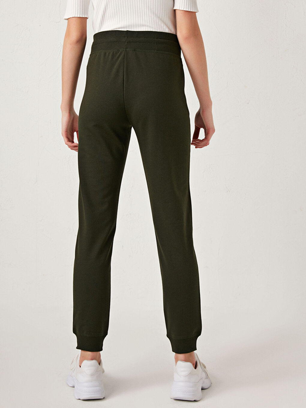 بنطلون رياضي بخصر مرن للسيدات-4