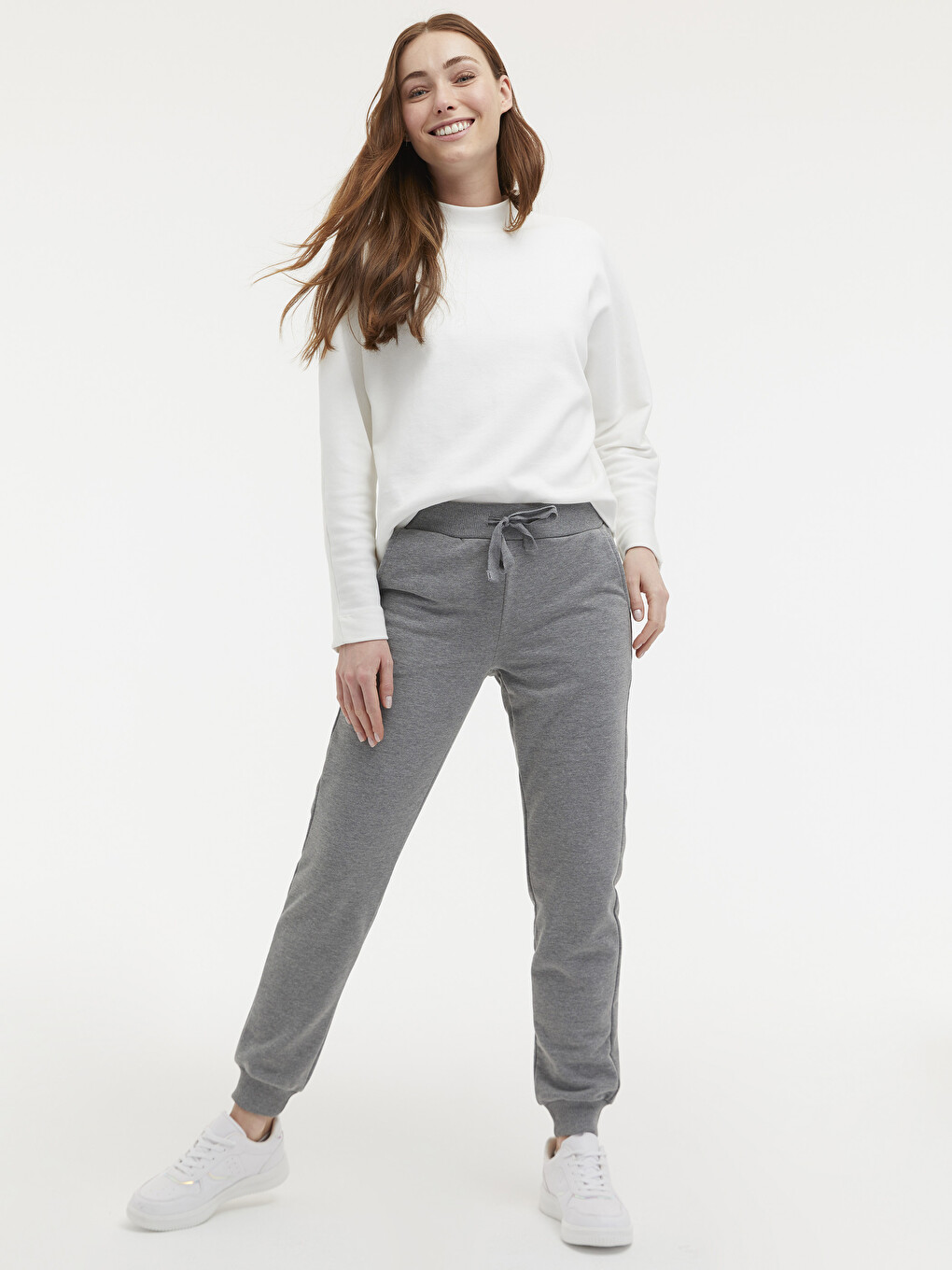 Elastic Waist Jogger Sweatpants-3