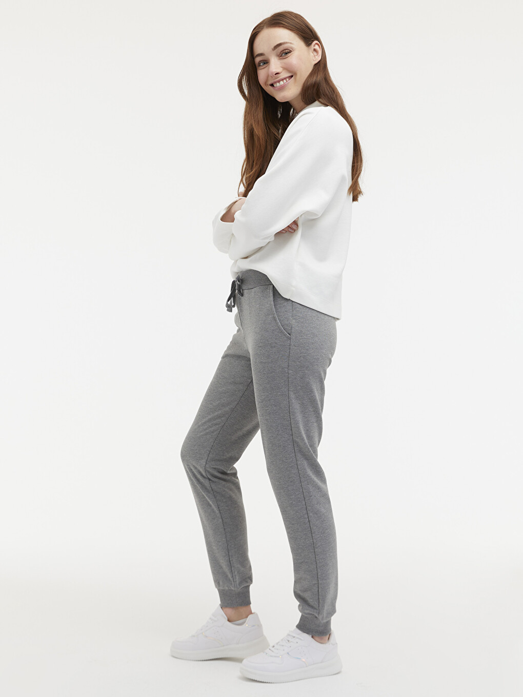 Elastic Waist Jogger Sweatpants