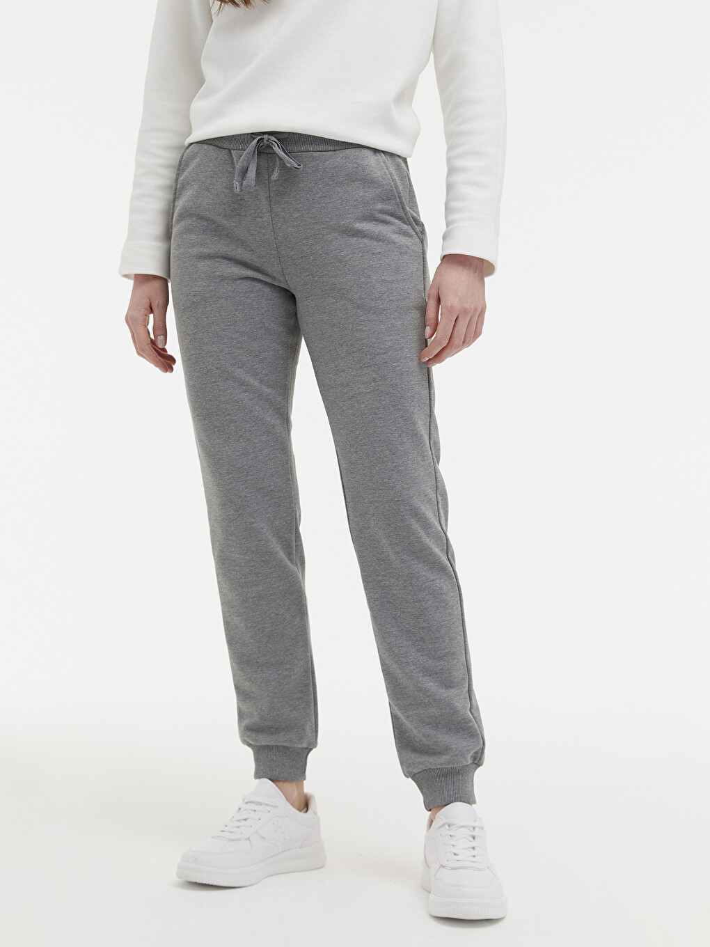 Elastic Waist Jogger Sweatpants-1