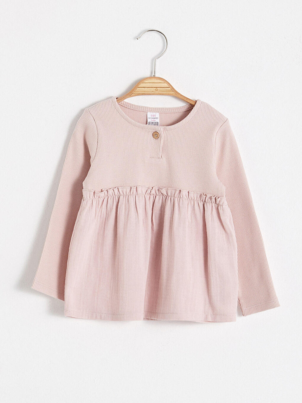 Pembe Kız Bebek Basic Tişört