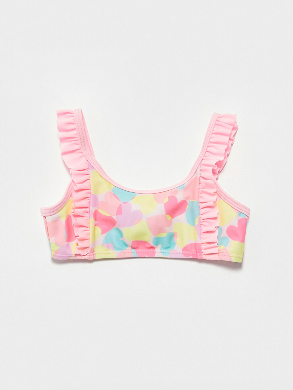 LCW baby Karişik Kız Bebek Desenli Bikini Üst