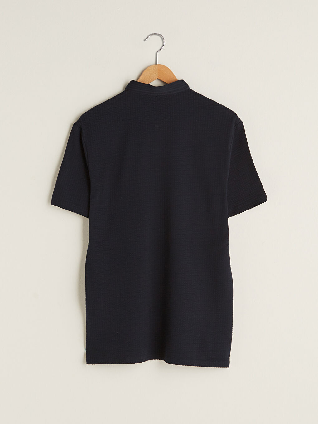 Lacivert Polo Yaka Kısa Kollu Erkek Tişört-6