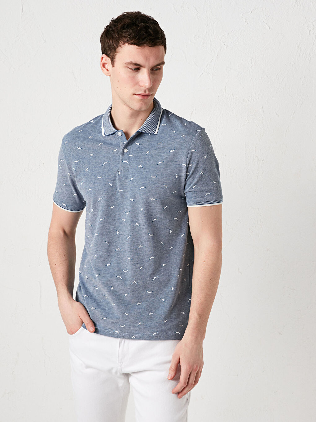 Футболка-поло Піке з короткими рукавами-4