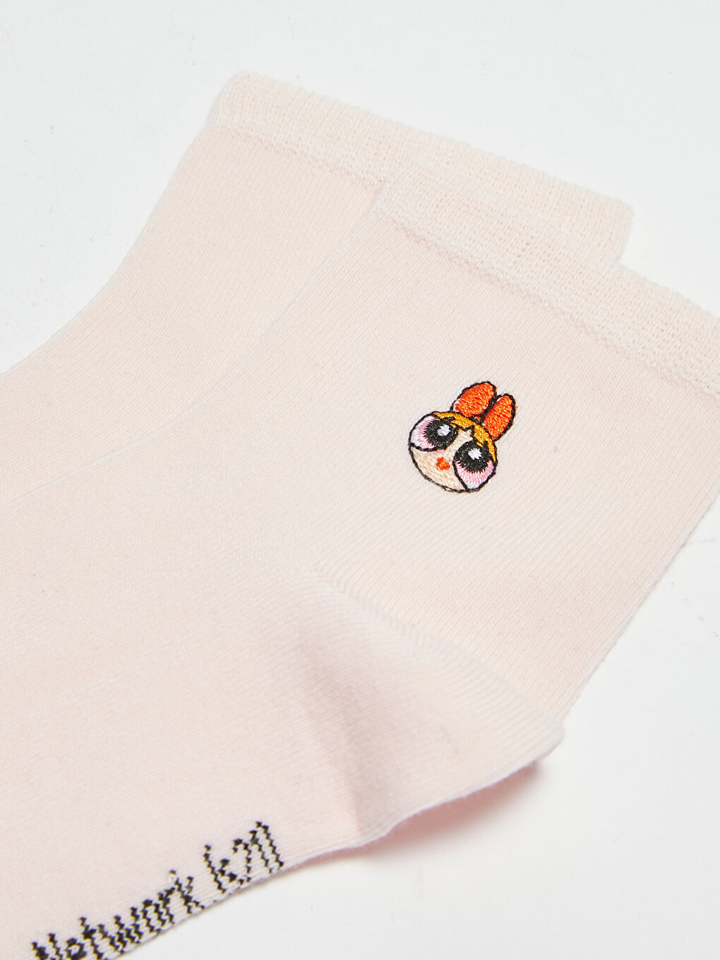 Powerpuff Girl Printed Cotton Women's Crew Socks -S18070Z8-FXX