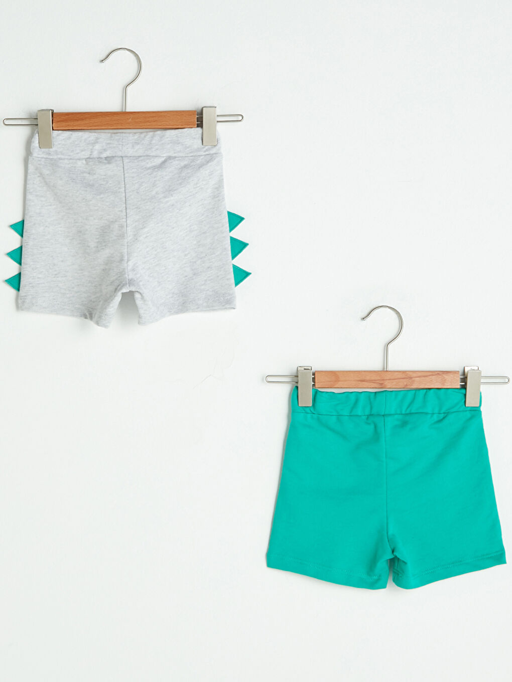 Lot de 2 Shorts en Coton pour Garçons Bébé à Taille Élastiquée-1