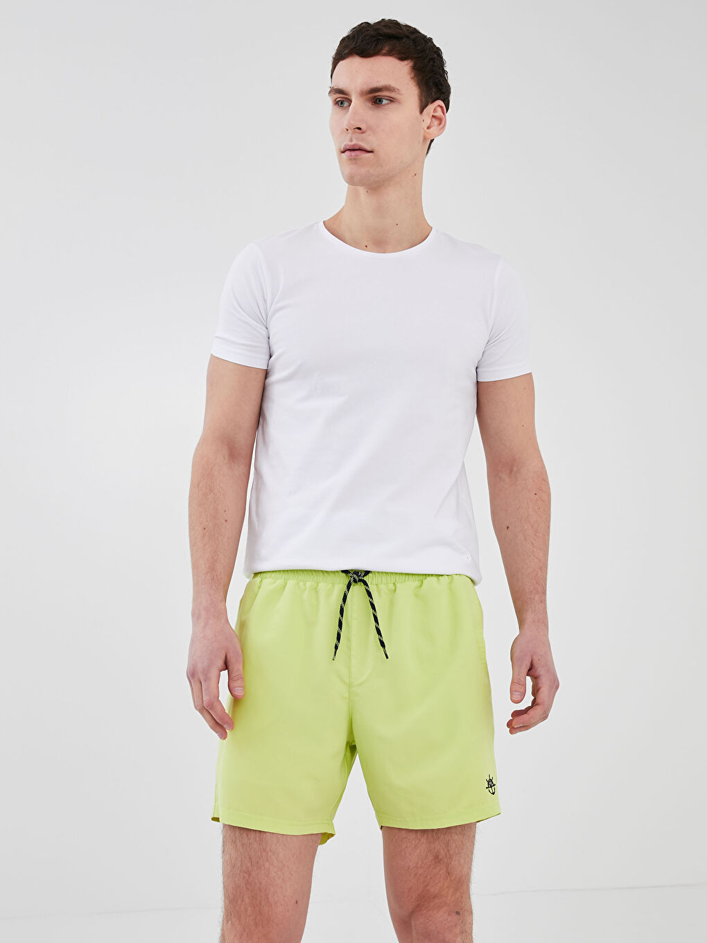 Short Length Basic Men's Swimming Shorts
